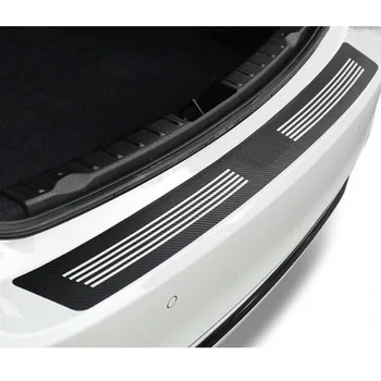 ///M Защитная Наклейка Заднего Бампера Автомобиля С Рисунком Из Углеродного Волокна M Performance Виниловая Наклейка Для BMW M3 M5 1 3 5 7 Серии E36 E39 E46